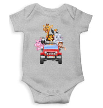 Load image into Gallery viewer, Jungle Jeep Cartoon Rompers for Baby Girl- KidsFashionVilla

