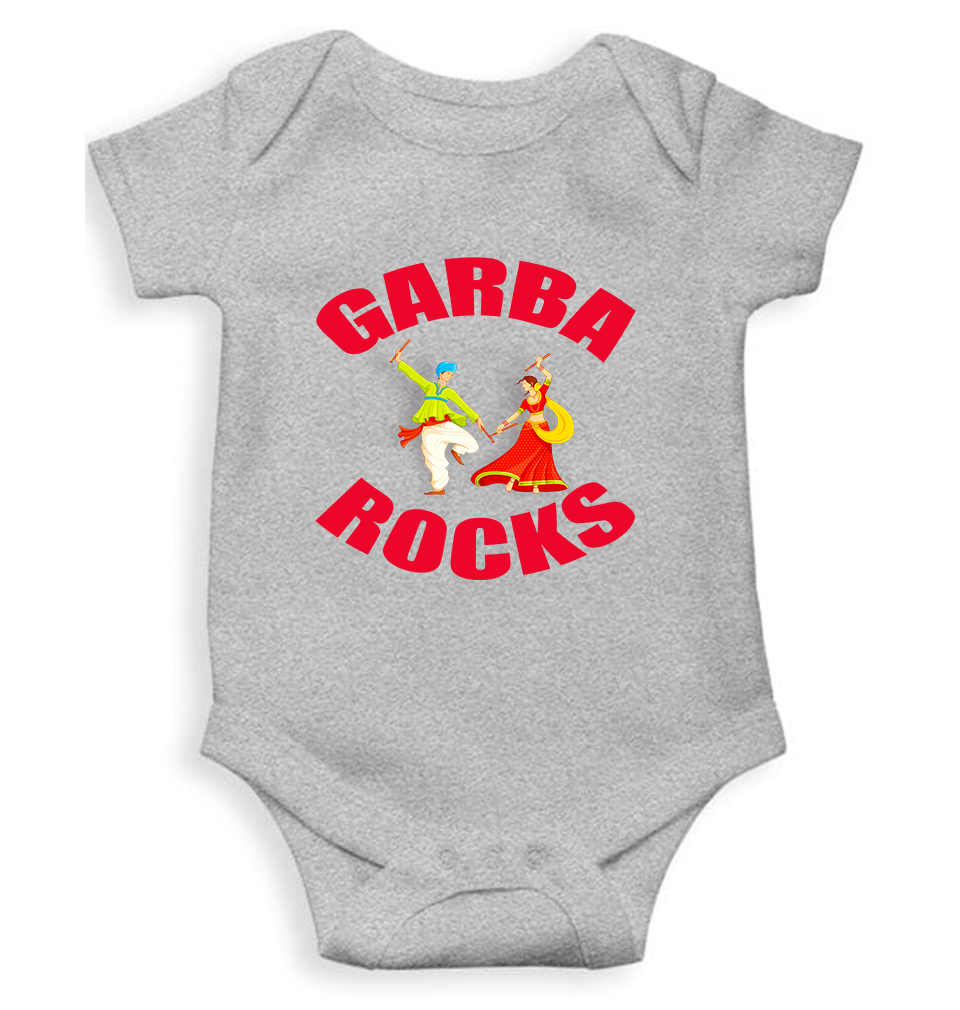 Garbha Rocks Rompers for Baby Girl- KidsFashionVilla