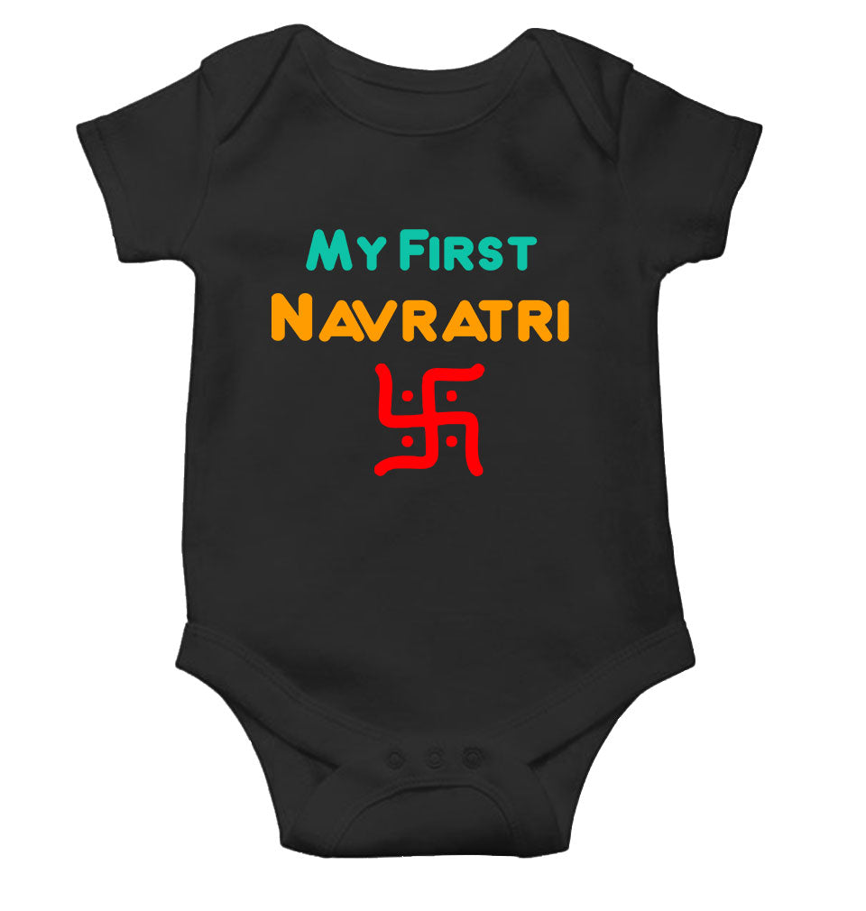 My First Navratri Rompers for Baby Boy- KidsFashionVilla
