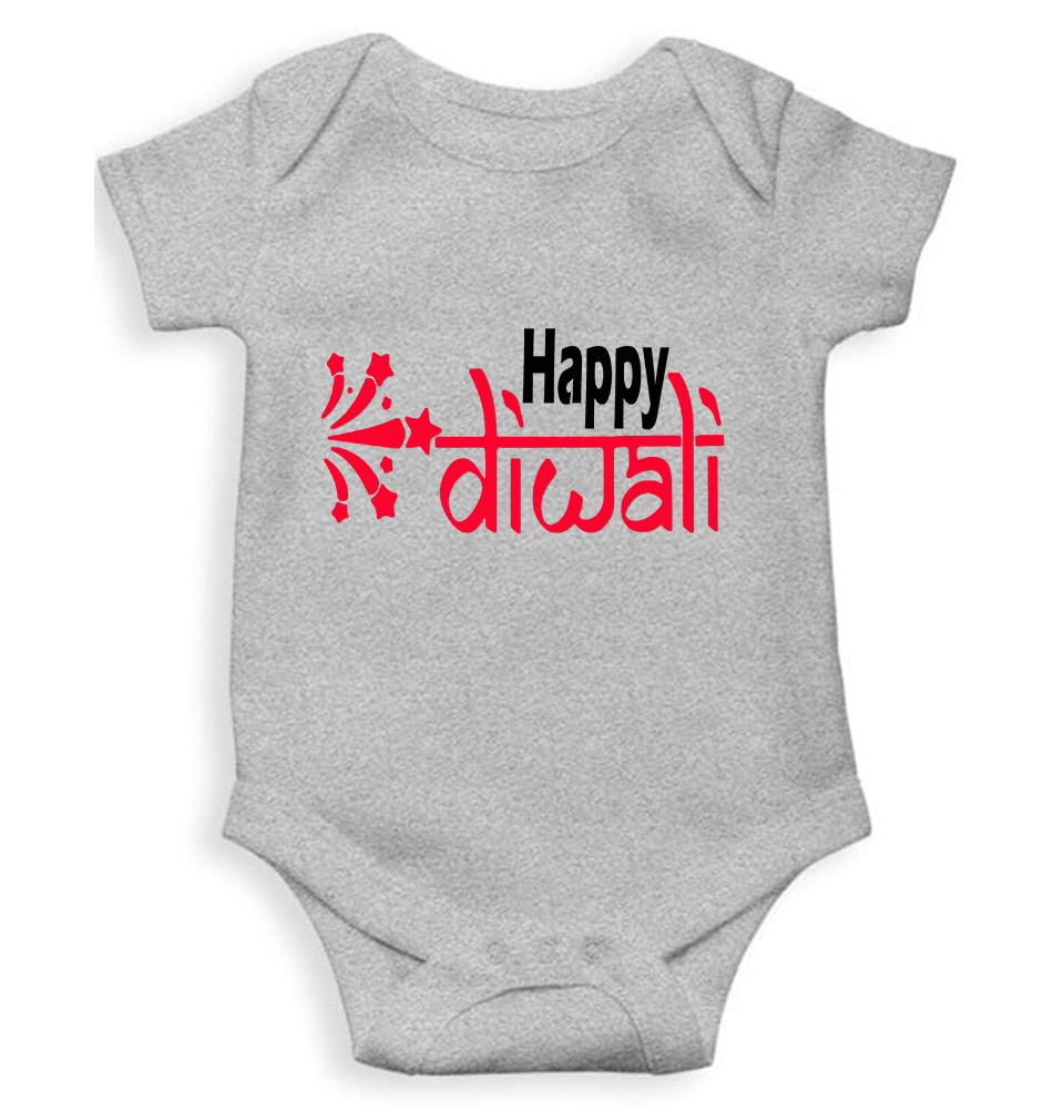Happy Diwali Rompers for Baby Girl- KidsFashionVilla