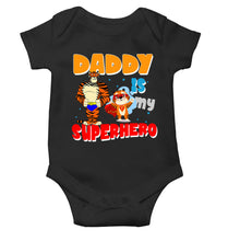 Load image into Gallery viewer, Superhero Dad Cartoon Rompers for Baby Boy- KidsFashionVilla
