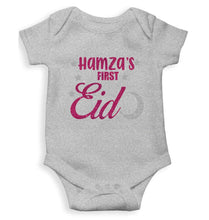 Load image into Gallery viewer, 1st Eid Custom Name Rompers for Baby Boy- KidsFashionVilla
