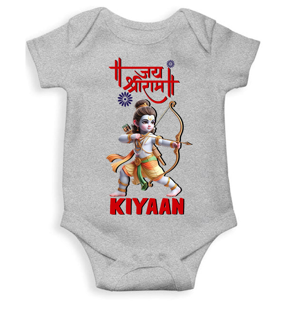 Custom Name Jai Shree Ram Rompers for Baby Boy- KidsFashionVilla