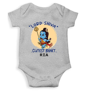 Custom Name Cutest Bhakt Mahashivratri Rompers for Baby Girl- KidsFashionVilla