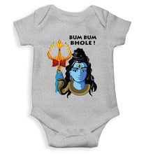 Load image into Gallery viewer, Bum Bum Bhole Mahashivratri Rompers for Baby Boy- KidsFashionVilla
