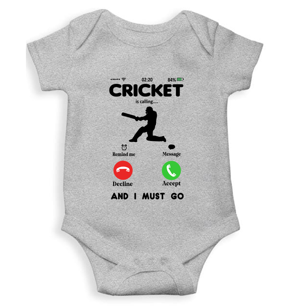 Cricket is Calling World Cup Cricket Rompers for Baby Boy- KidsFashionVilla