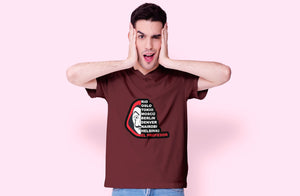 Professor Money Heist Half Sleeves T-Shirt- KidsFashionVilla