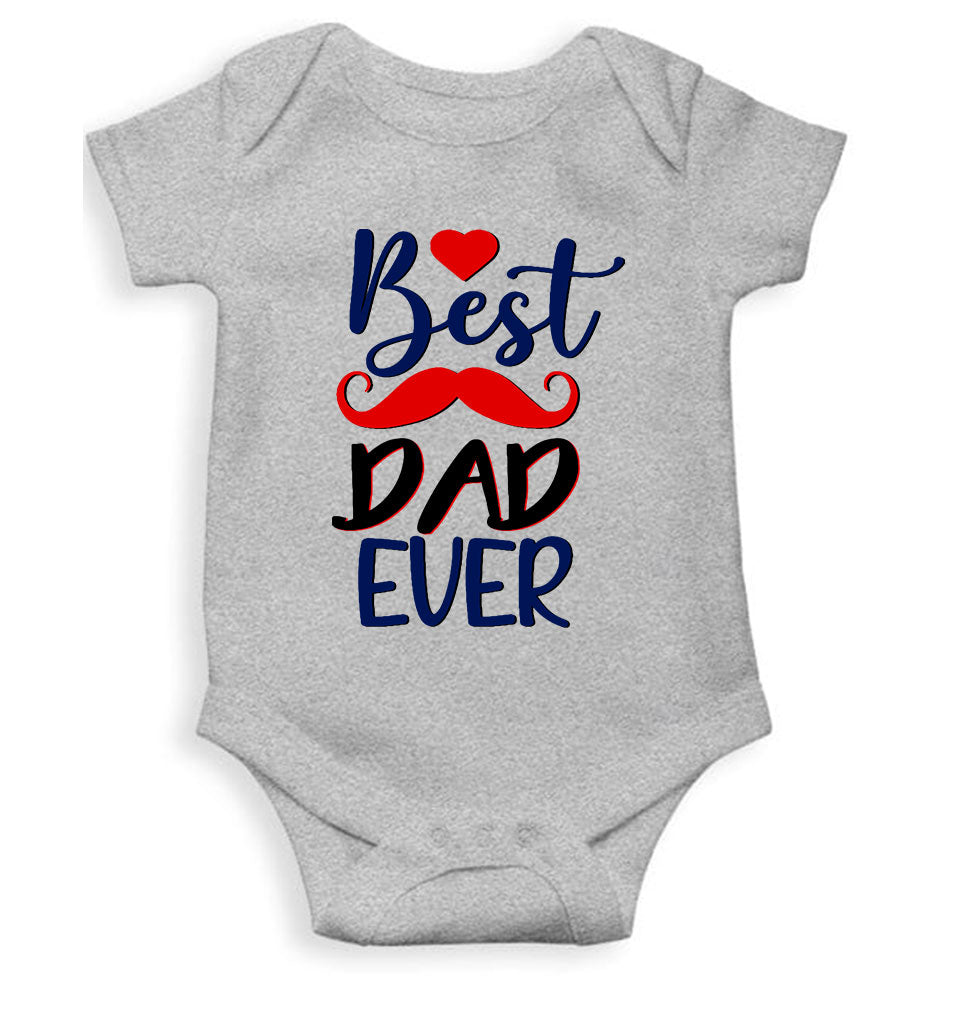 Best Dad Ever Fathers Day Rompers for Baby Boy- KidsFashionVilla