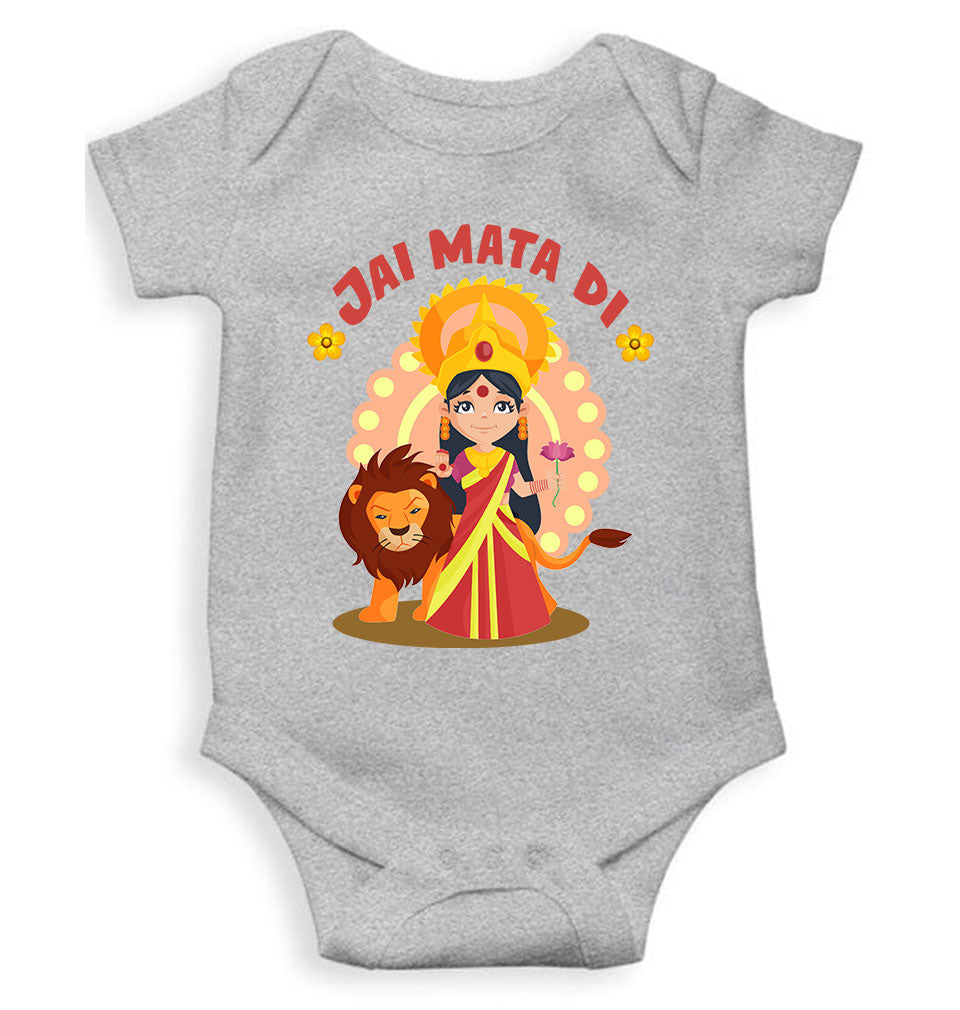 Jai Mata Di Navratri Rompers for Baby Girl- KidsFashionVilla