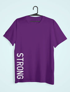 Strong Women Half Sleeves T-shirt- KidsFashionVilla