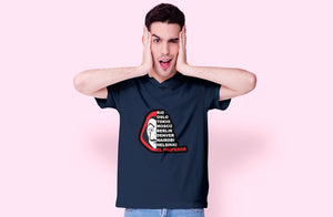 Professor Money Heist Half Sleeves T-Shirt- KidsFashionVilla
