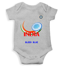 Load image into Gallery viewer, Bleed Blue Cricket Rompers for Baby Girl- KidsFashionVilla
