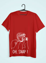 Load image into Gallery viewer, Oh Snap Women Half Sleeves T-shirt- KidsFashionVilla
