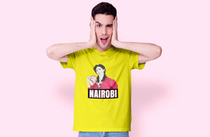 Nairobi Money Heist Half Sleeves T-Shirt- KidsFashionVilla