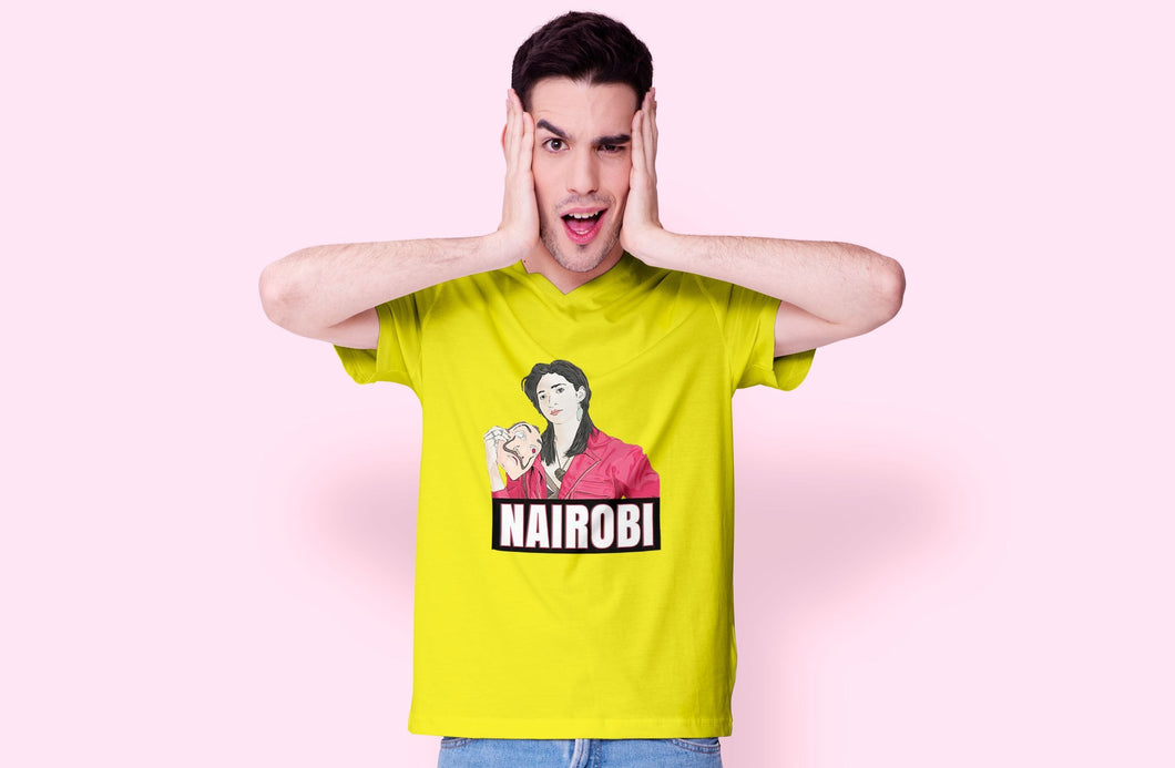 Nairobi Money Heist Half Sleeves T-Shirt- KidsFashionVilla