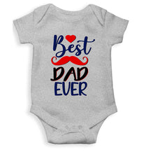 Load image into Gallery viewer, Best Dad Ever Fathers Day Rompers for Baby Girl- KidsFashionVilla
