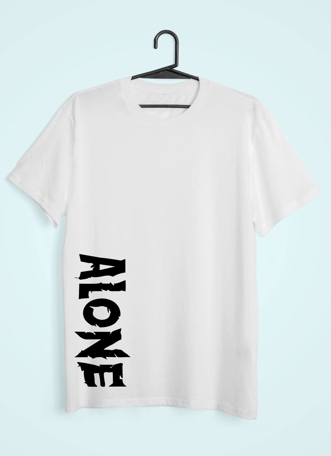 Alone Women Half Sleeves T-shirt- KidsFashionVilla