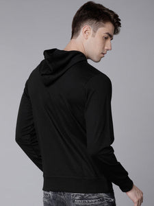 Plain black Hoodie Sweatshirt -KidsFashionVilla