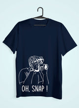 Load image into Gallery viewer, Oh Snap Women Half Sleeves T-shirt- KidsFashionVilla
