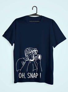 Oh Snap Women Half Sleeves T-shirt- KidsFashionVilla