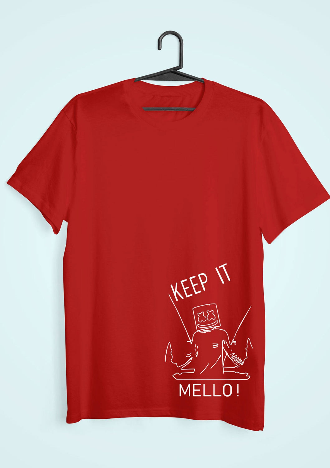 Mello Mens Half Sleeves T-shirt- KidsFashionVilla