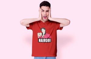 Nairobi Money Heist Half Sleeves T-Shirt- KidsFashionVilla