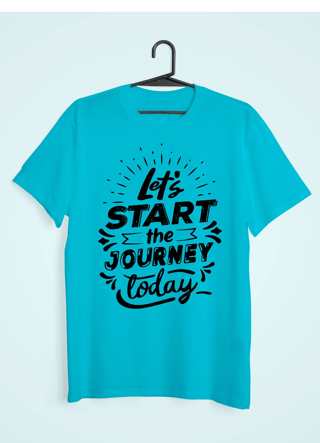 Lets Start The Journey Women Half Sleeves T-shirt- KidsFashionVilla