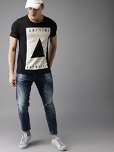 Load image into Gallery viewer, Anytime Anywhere Minimal Round Neck Mens Half Sleeves T-shirt- KidsFashionVilla
