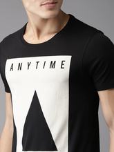 Load image into Gallery viewer, Anytime Anywhere Minimal Round Neck Mens Half Sleeves T-shirt- KidsFashionVilla
