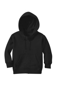 Boy Plain Black Hoodie-KidsFashionVilla