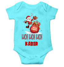 Load image into Gallery viewer, Customized Name Ho! Ho! Ho! Christmas Rompers for Baby Boy- KidsFashionVilla
