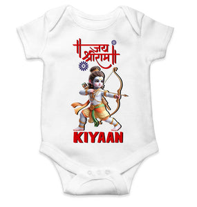 Custom Name Jai Shree Ram Rompers for Baby Boy- KidsFashionVilla