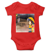 Load image into Gallery viewer, Barish Aayi Cham Cham Poem Rompers for Baby Girl- KidsFashionVilla
