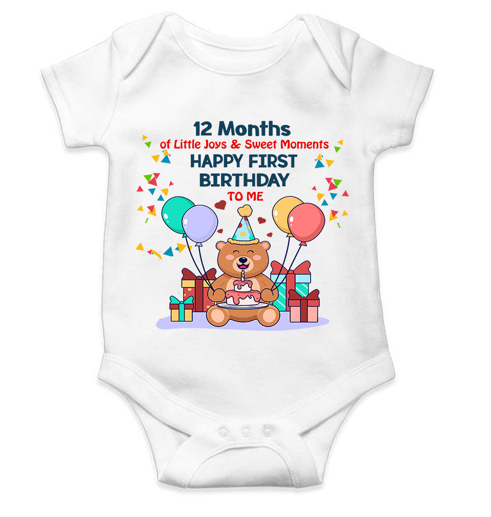 My First Birthday Rompers for Baby Boy- KidsFashionVilla