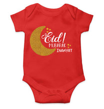 Load image into Gallery viewer, Custom Name Eid Mubaaarak Rompers for Baby Girl- KidsFashionVilla
