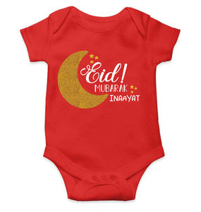 Custom Name Eid Mubaaarak Rompers for Baby Girl- KidsFashionVilla