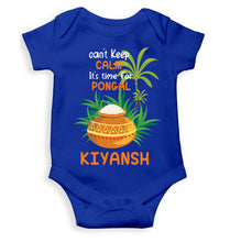 Load image into Gallery viewer, Custom Name Time For Pongal Rompers for Baby Boy- KidsFashionVilla
