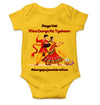 Durga Pooja Aaya Hai Maa Durga Ka Tyohaar Rompers for Baby Girl- KidsFashionVilla