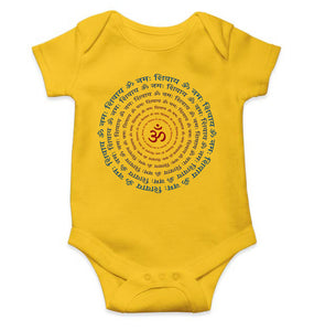 Om Namah Shivay Mahashivratri Rompers for Baby Girl- KidsFashionVilla
