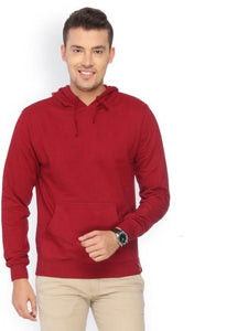 Plain Maroon Hoodie Sweatshirt -KidsFashionVilla