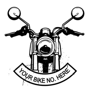 FunkyTradition Your Bike Number Here White Hoodies