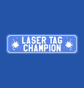 FunkyTradition Laser Tag Champion Blue Hoodies