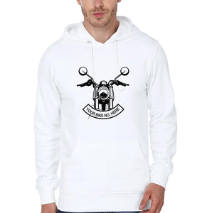 FunkyTradition Your Bike Number Here White Hoodies