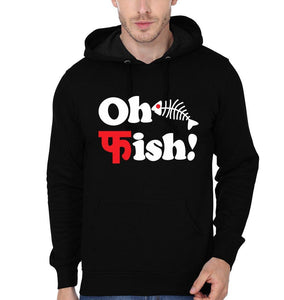 Oh Fish Hoodie Full sleeves-Funky Hoodies
