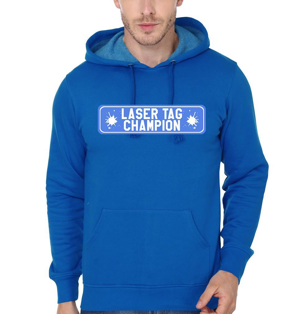 FunkyTradition Laser Tag Champion Blue Hoodies