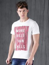 Load image into Gallery viewer, More Bills Than Skills Round Neck Mens Half Sleeves T-shirt- KidsFashionVilla
