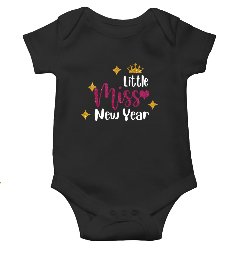 Little Miss New Year Rompers for Baby Girl- KidsFashionVilla