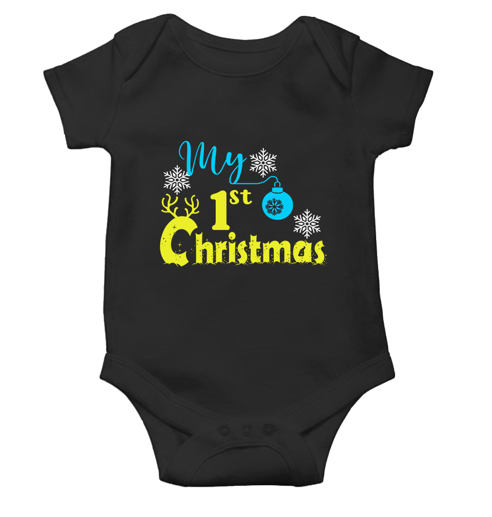 First Christmas Rompers for Baby Girl- KidsFashionVilla