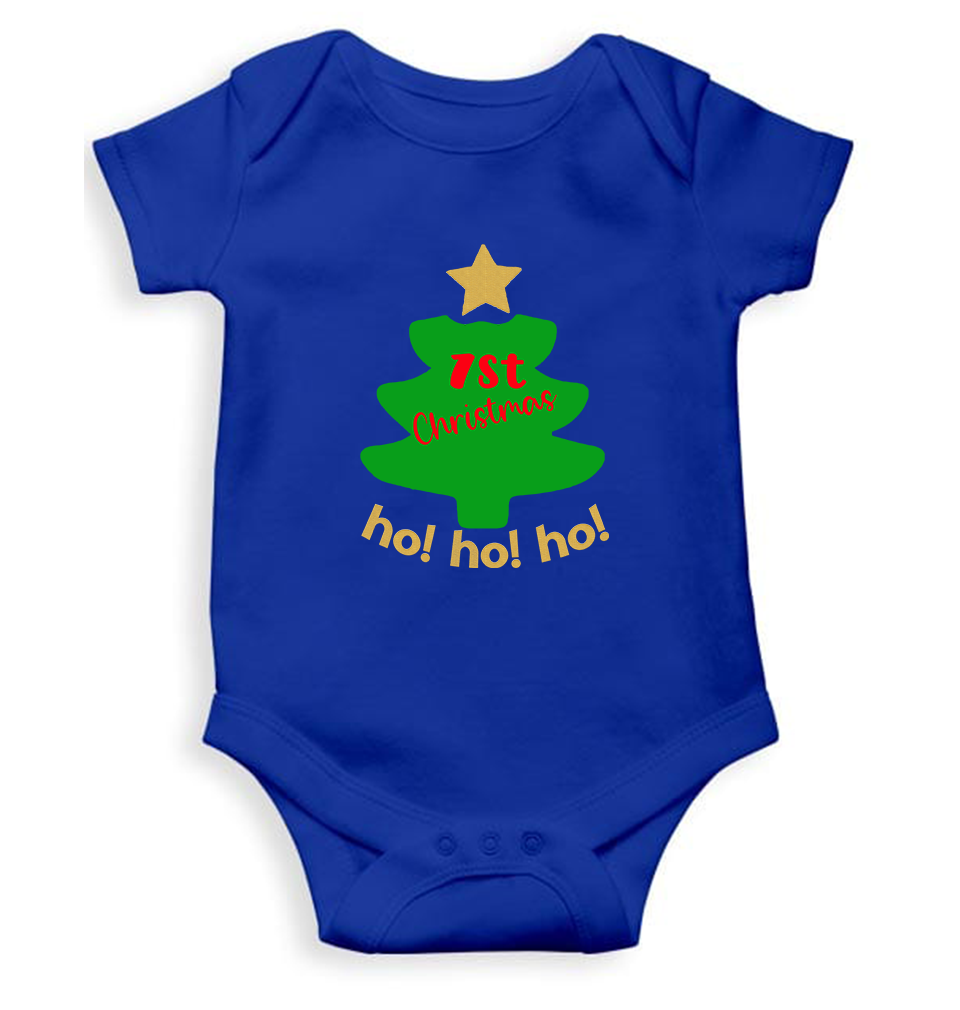 Ho Ho Ho Christmas Rompers for Baby Girl- KidsFashionVilla