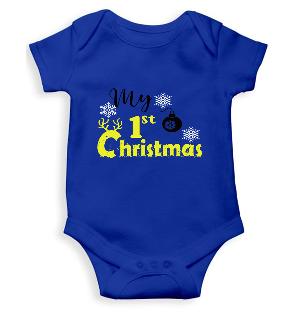 First Christmas Rompers for Baby Boy- KidsFashionVilla